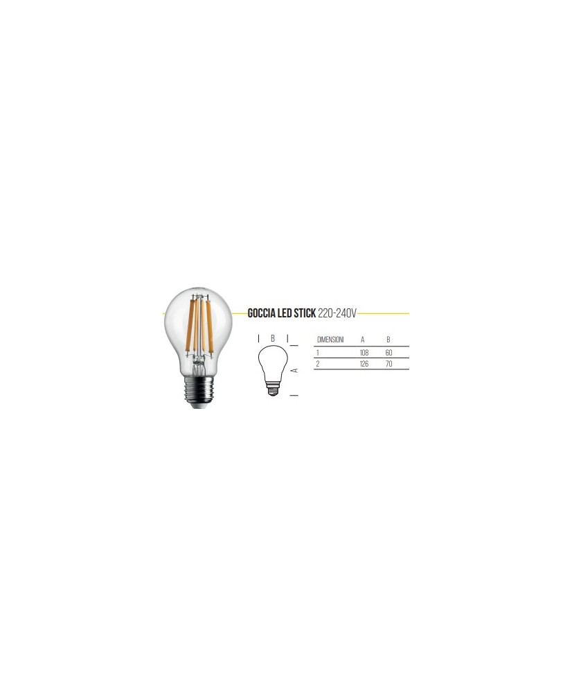 Lampadina Led 2700K, E27 10,5W/100W